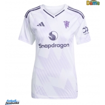 Manchester United Diogo Dalot #2 Bortedrakt Dame 2025-26 Kortermet